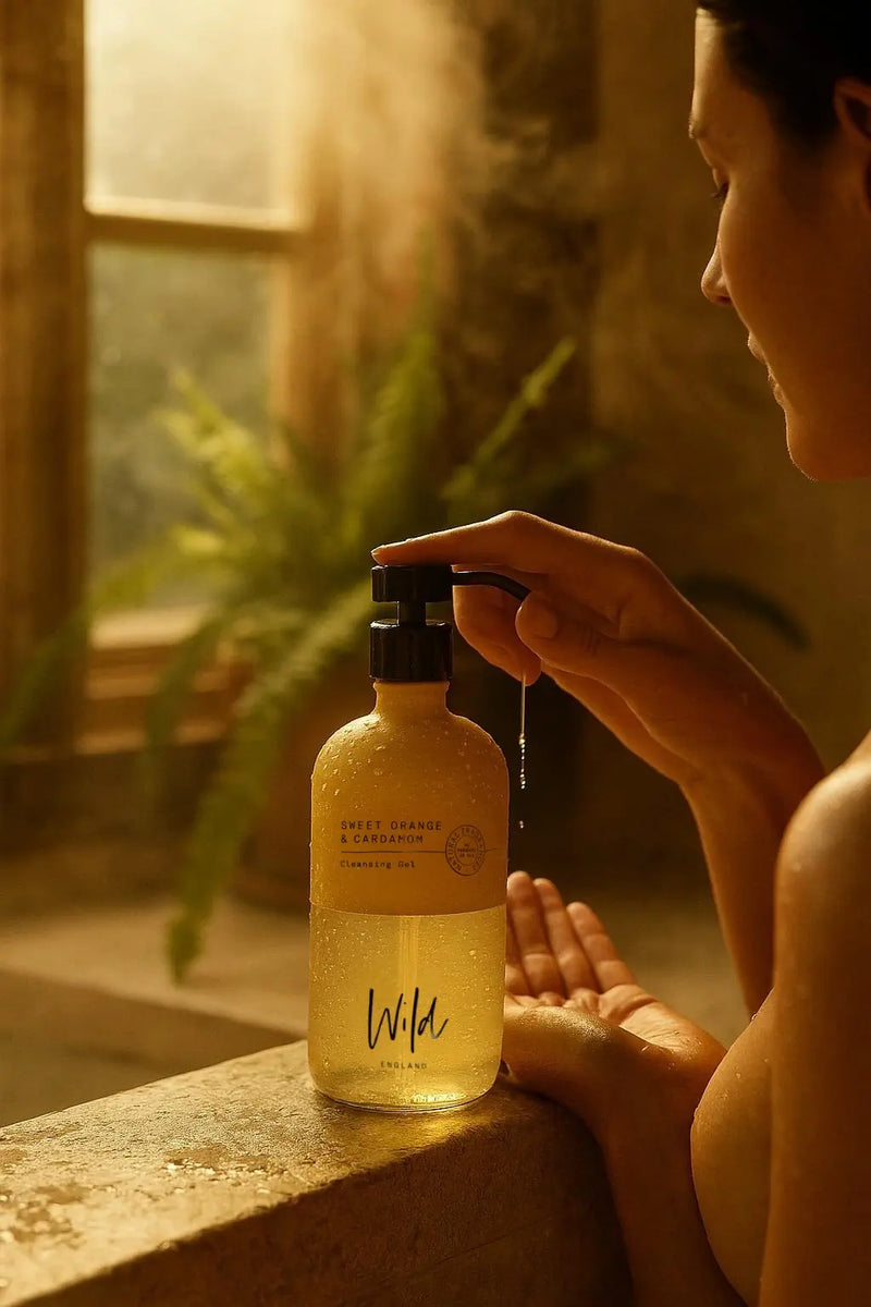 ‘Almost Perfect Packaging’ Sweet Orange & Cardamom Cleansing Gel 500ml | Wildengland
