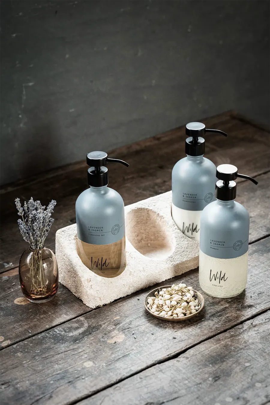 Organic Toiletries Refillable Bottle | Wildengland