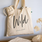 Hanging 100% Organic Cotton Wild Tote Bag