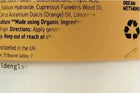 Wild England Almost Perfect natural sweet orange and cardamom shampoo 475m bottle in shower print defect